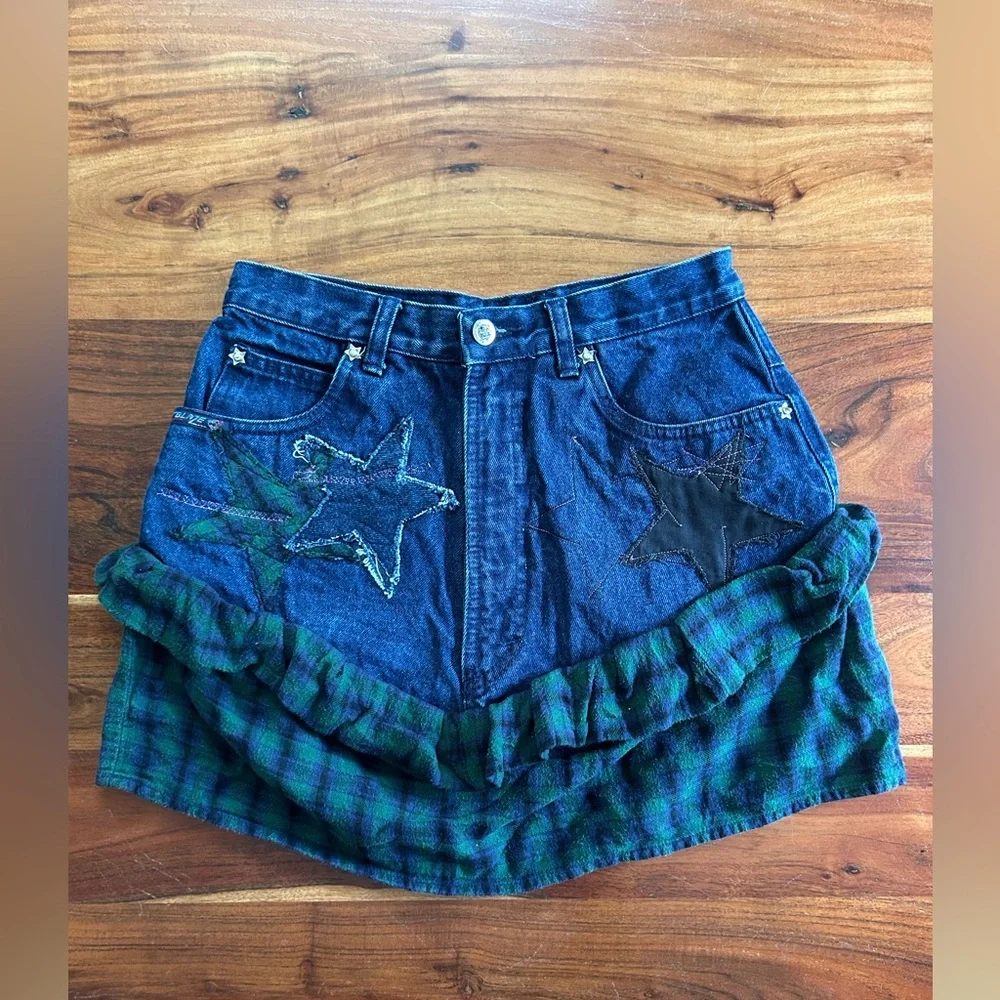 Vintage 80s blaze riding skirt lone star - Picture 2 of 8